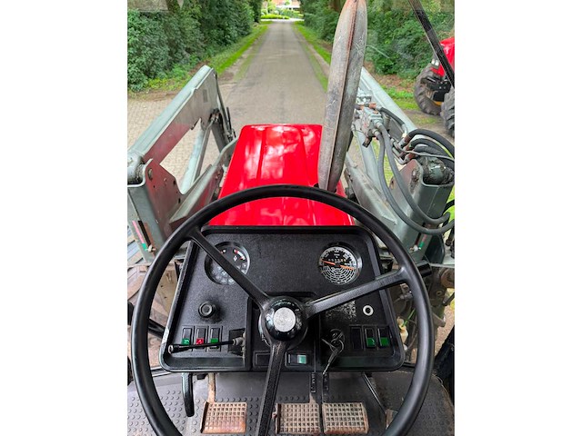 1991 case international 845 xl (frontlader) vierwielaangedreven landbouwtractor - afbeelding 6 van  6