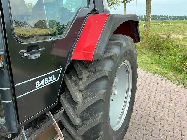 1991 case international 845xl vierwielaangedreven landbouwtractor met voorlader - afbeelding 10 van  37