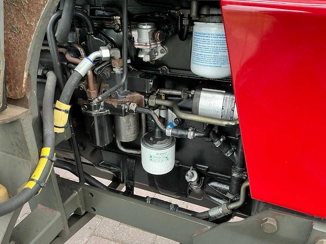 1991 case international 845xl vierwielaangedreven landbouwtractor met voorlader - afbeelding 18 van  37