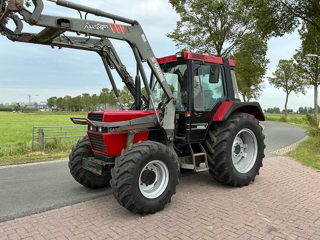 1991 case international 845xl vierwielaangedreven landbouwtractor met voorlader - afbeelding 11 van  37