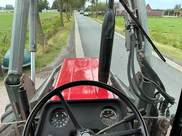 1991 case international 845xl vierwielaangedreven landbouwtractor met voorlader - afbeelding 31 van  38