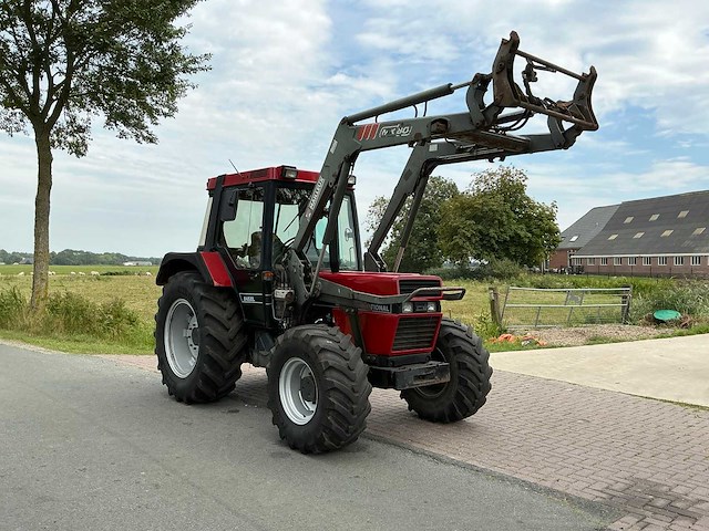 1991 case international 845xl vierwielaangedreven landbouwtractor met voorlader - afbeelding 36 van  38