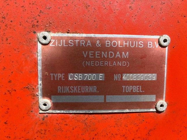 1991 climax csb700-e stortbak - afbeelding 14 van  14