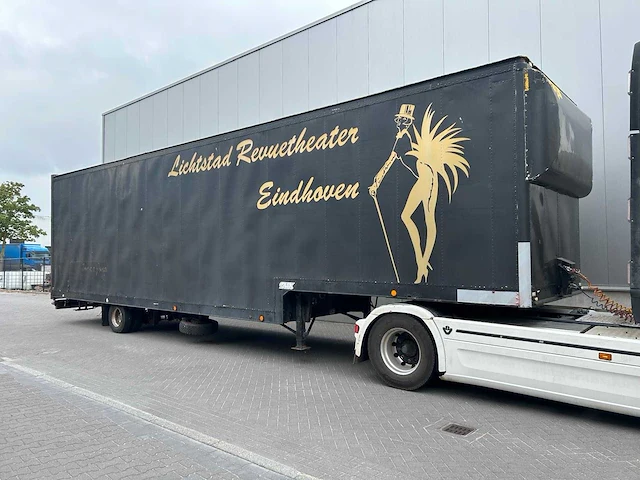 1991 cravan tasker gesloten oplegger – aluminium bovenbouw – luchtgeveerd – 9.100 kg - afbeelding 1 van  8