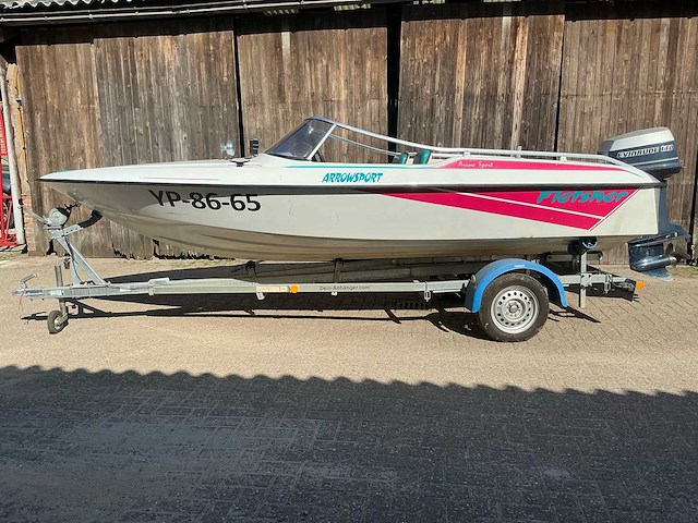 1991 fletsher arrowsport 150 sloep - afbeelding 8 van  15