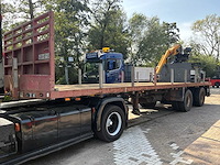 1991 floor flo-18-202 oplegger met kennis r11.000 kraan - afbeelding 1 van  22