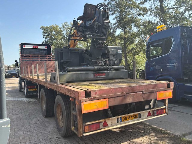 1991 floor flo-18-202 oplegger met kennis r11.000 kraan - afbeelding 12 van  22