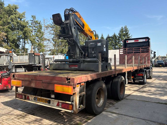 1991 floor flo-18-202 oplegger met kennis r11.000 kraan - afbeelding 16 van  22