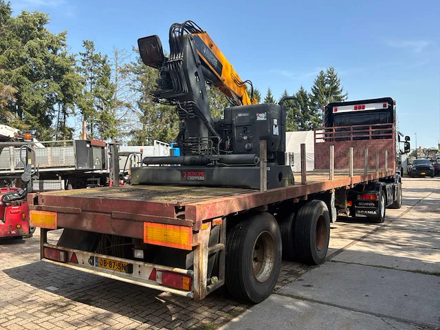 1991 floor flo-18-202 oplegger met kennis r11.000 kraan - afbeelding 16 van  22