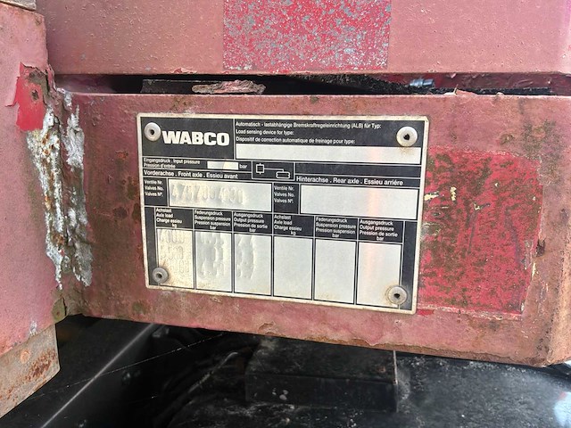 1991 floor flo-18-202 oplegger met kennis r11.000 kraan - afbeelding 8 van  22