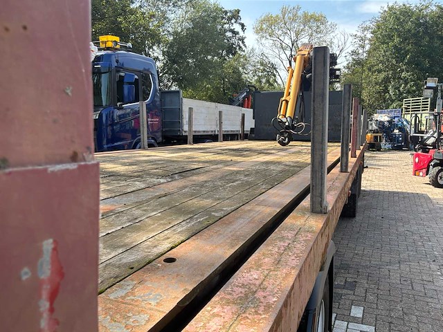 1991 floor flo-18-202 oplegger met kennis r11.000 kraan - afbeelding 9 van  22