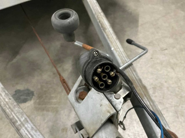 1991 hapert dl2000 platte aanhangwagen met resteelopbouw - afbeelding 3 van  16