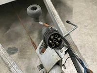 1991 hapert dl2000 platte aanhangwagen met resteelopbouw - afbeelding 3 van  16