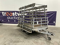 1991 hapert dl2000 platte aanhangwagen met resteelopbouw - afbeelding 1 van  16