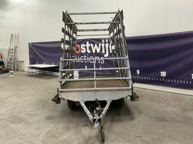 1991 hapert dl2000 platte aanhangwagen met resteelopbouw - afbeelding 9 van  16