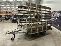 1991 hapert dl2000 platte aanhangwagen met resteelopbouw - afbeelding 10 van  16