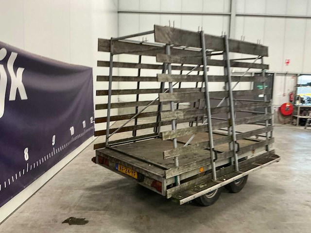 1991 hapert dl2000 platte aanhangwagen met resteelopbouw - afbeelding 11 van  16