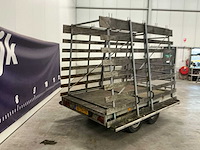 1991 hapert dl2000 platte aanhangwagen met resteelopbouw - afbeelding 11 van  16