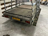 1991 hapert dl2000 platte aanhangwagen met resteelopbouw - afbeelding 12 van  16