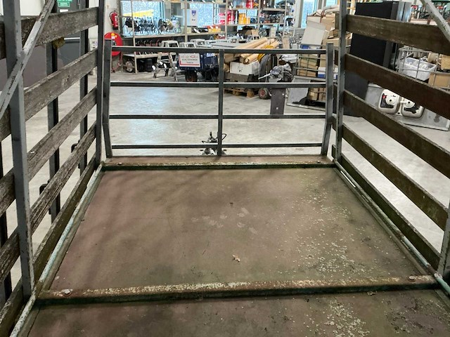 1991 hapert dl2000 platte aanhangwagen met resteelopbouw - afbeelding 15 van  16