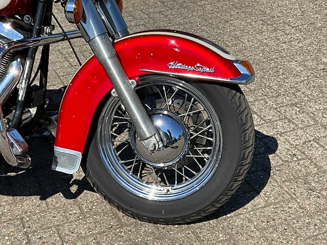 1991 harley davidson chopper flstc her. softt.cl. motorfiets - afbeelding 9 van  24