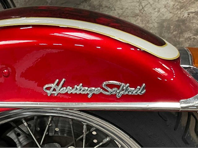 1991 harley davidson chopper flstc her. softt.cl. motorfiets - afbeelding 16 van  24