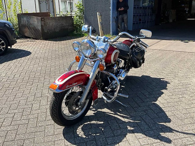 1991 harley davidson chopper flstc her. softt.cl. motorfiets - afbeelding 12 van  24