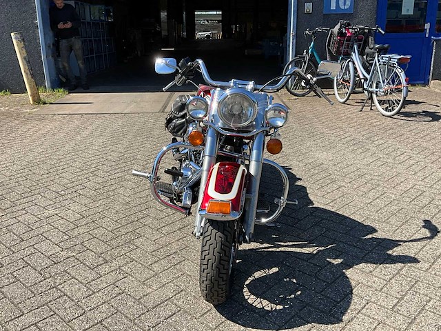 1991 harley davidson chopper flstc her. softt.cl. motorfiets - afbeelding 18 van  24