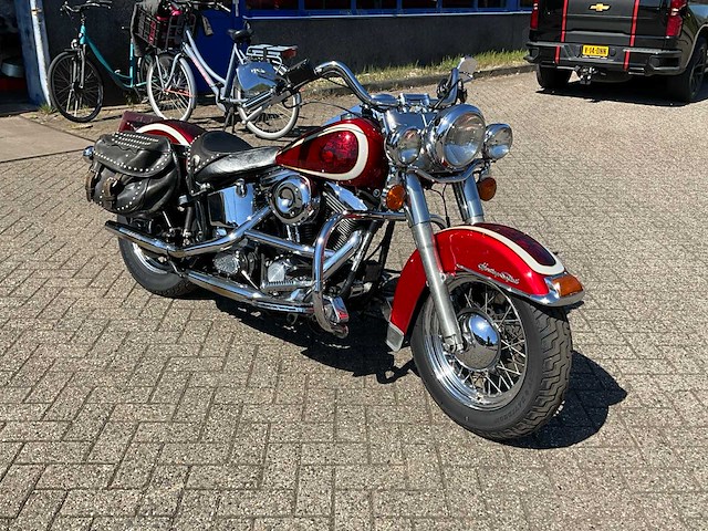 1991 harley davidson chopper flstc her. softt.cl. motorfiets - afbeelding 19 van  24