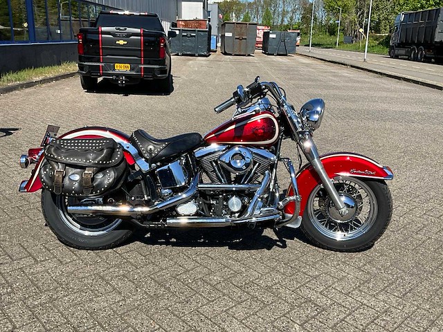 1991 harley davidson chopper flstc her. softt.cl. motorfiets - afbeelding 20 van  24