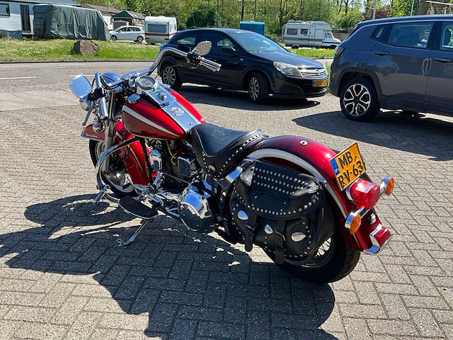 1991 harley davidson chopper flstc her. softt.cl. motorfiets - afbeelding 22 van  24