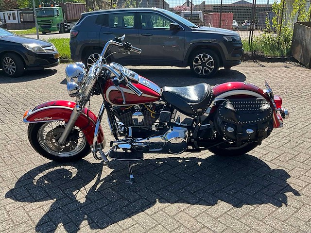 1991 harley davidson chopper flstc her. softt.cl. motorfiets - afbeelding 23 van  24