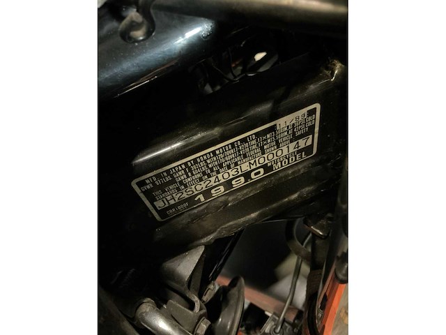 1991 honda sport cbr 1000f motorfiets - afbeelding 7 van  7