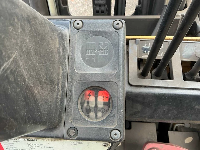 1991 hyster h3.00 xl vorkheftruck defect - afbeelding 21 van  30