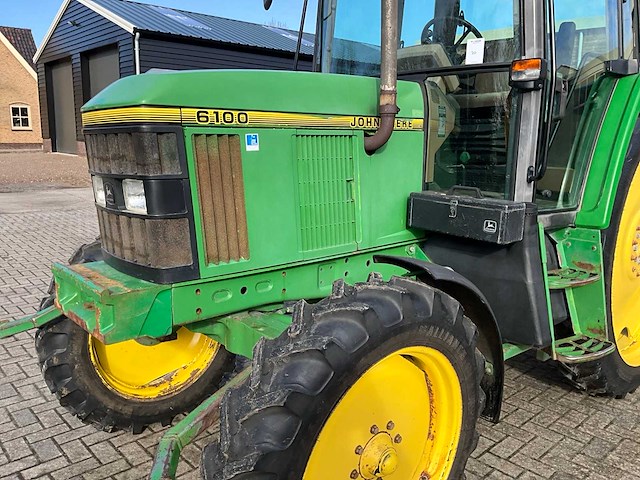 1991 john deere 6100 tweewielaangedreven landbouwtractor - afbeelding 10 van  27