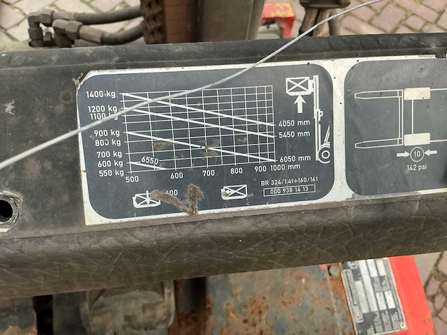 1991 linde e15 vorkheftruck - afbeelding 4 van  20