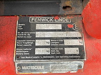 1991 linde e16s vorkheftruck - afbeelding 8 van  21