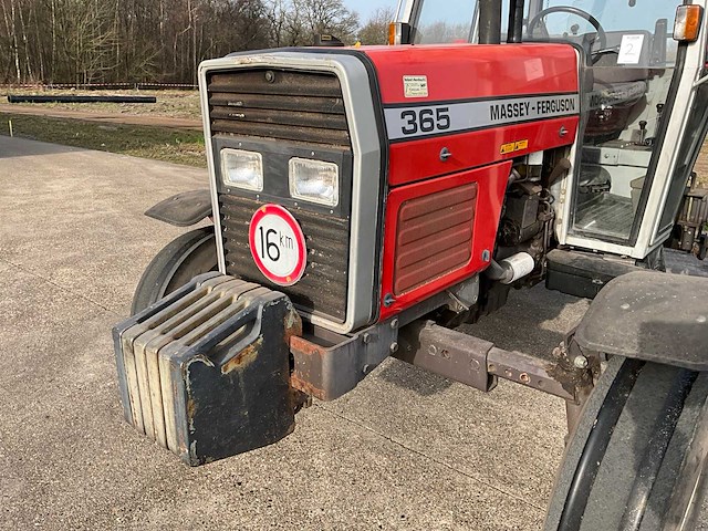 1991 massey ferguson 365 tweewielaangedreven landbouwtractor - afbeelding 19 van  25