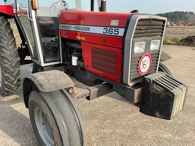 1991 massey ferguson 365 tweewielaangedreven landbouwtractor - afbeelding 20 van  25