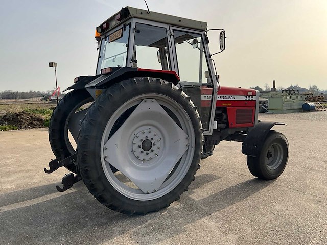 1991 massey ferguson 365 tweewielaangedreven landbouwtractor - afbeelding 3 van  25