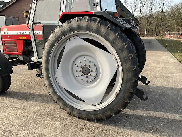 1991 massey ferguson 365 tweewielaangedreven landbouwtractor - afbeelding 5 van  25