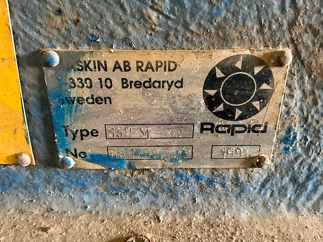 1991 rapid 650-m granulator - afbeelding 9 van  9