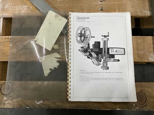 1991 schäfer etiketten combina c1 etiketteermachine - afbeelding 2 van  2