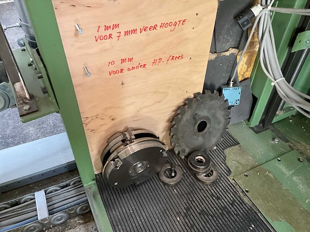 1991 schwabedissen daa 80/3 dubbelzijdige profileermachine - afbeelding 29 van  57