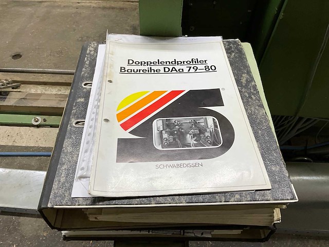 1991 schwabedissen daa 80/3 dubbelzijdige profileermachine - afbeelding 53 van  57