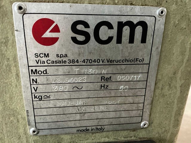 1991 scm t 130 n tafelfreesmachine - afbeelding 9 van  9