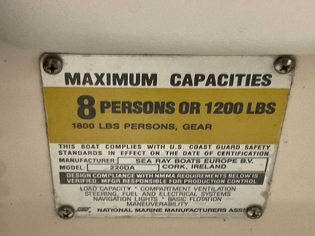 1991 sea ray boats 220 da boot - afbeelding 27 van  47