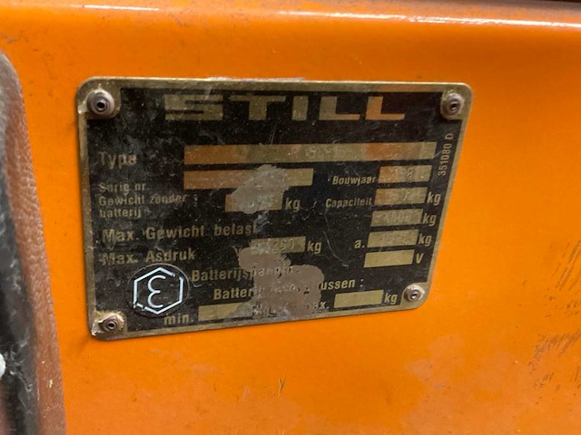 1991 still r50-15 vorkheftruck - afbeelding 6 van  14