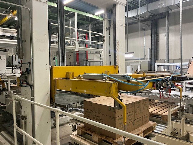1991 stork bepak c2000 palletiseerinstallatie / palletiser - afbeelding 9 van  62