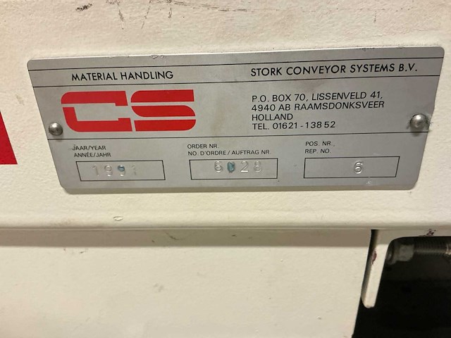 1991 stork bepak c2000 palletiseerinstallatie / palletiser - afbeelding 18 van  62